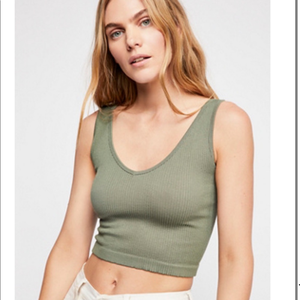 Free People Solid Rib Brami - Never worn